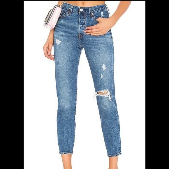 Levi's Wedgie Icon High-Rise Jeans Higher Love Wash - Picture 1 of 8